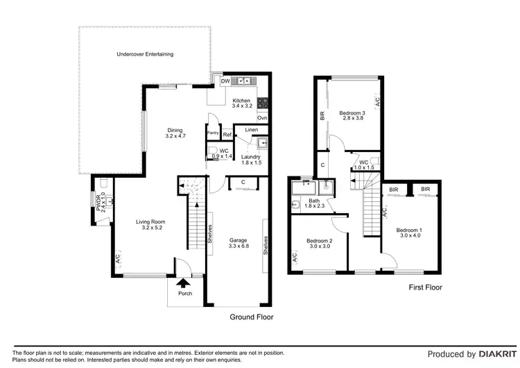 Floorplan of Homely townhouse listing, 4/570 Buckley Street, Keilor East VIC 3033