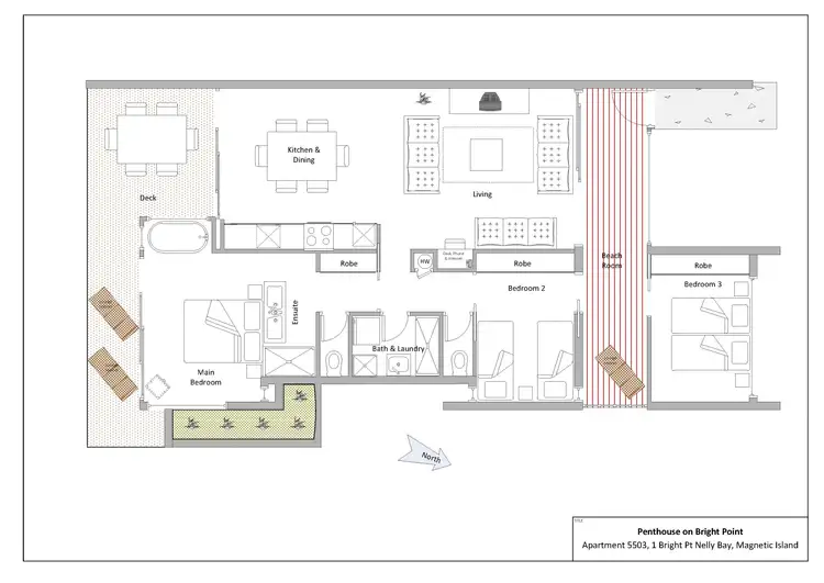 Floorplan of Homely apartment listing, 5503/146 Sooning St (Bright Point), Nelly Bay QLD 4819