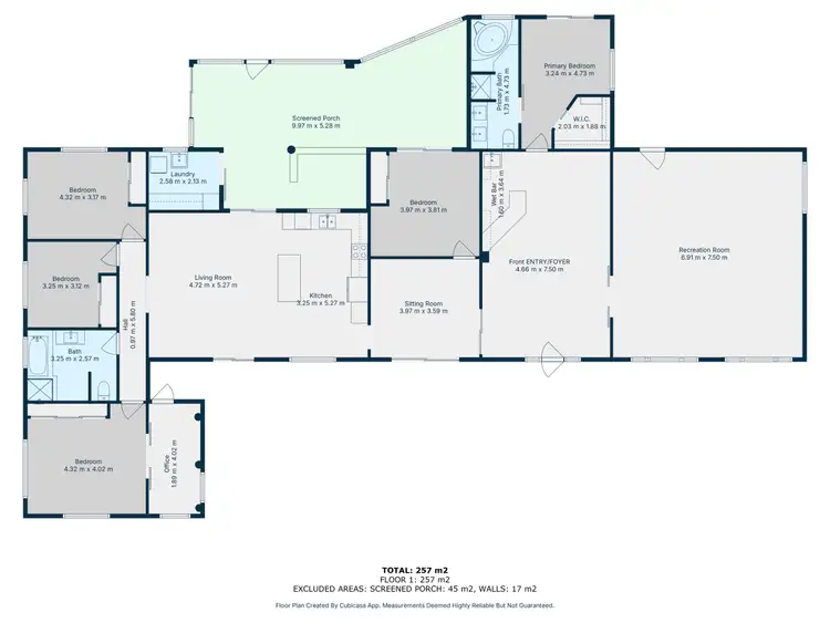 Floorplan of Homely rural property listing, 40 Wattle St, Andergrove QLD 4740