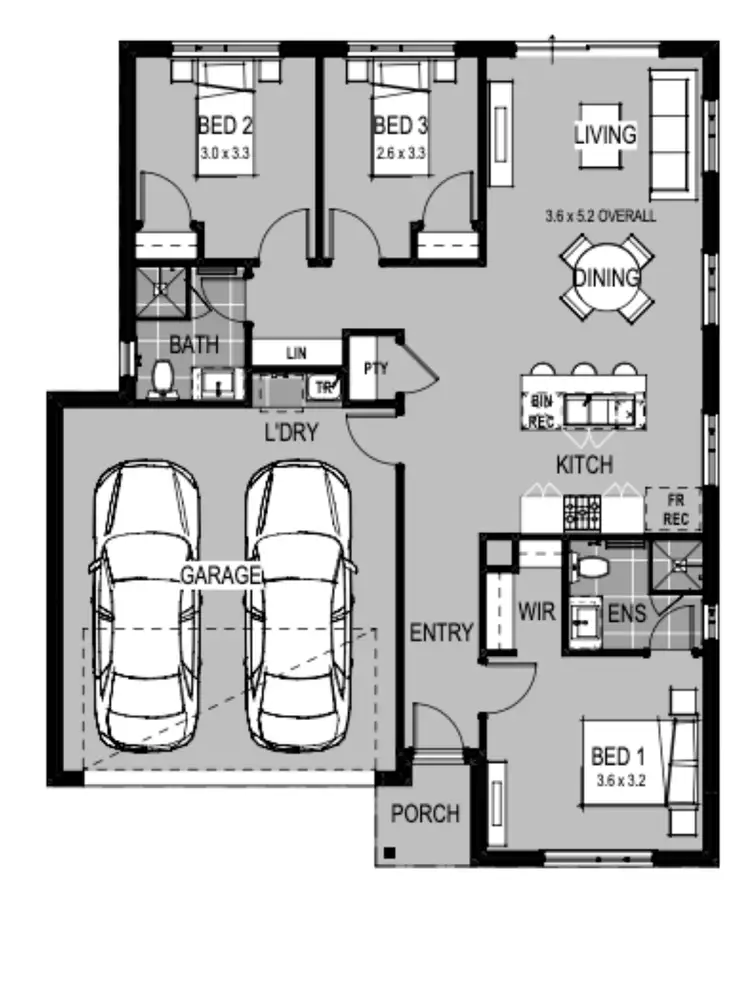 Floorplan of Homely house listing, Lot 5 Green Street, Kilmore VIC 3764