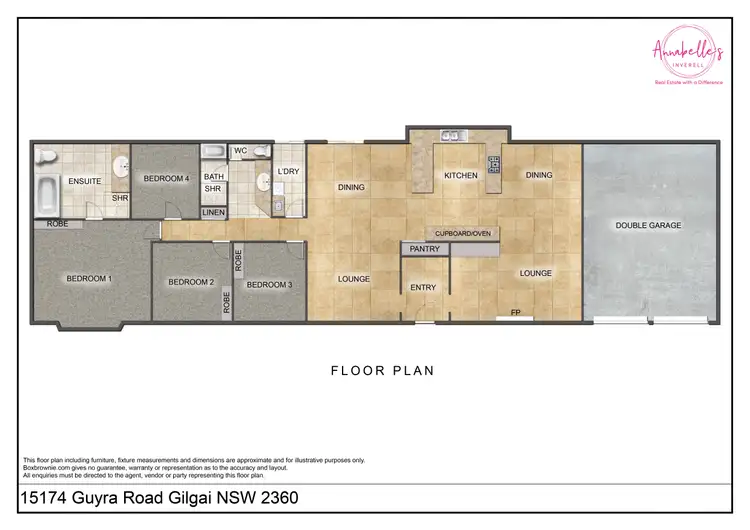 Floorplan of Homely rural property listing, 15174 Guyra Rd, Gilgai NSW 2360