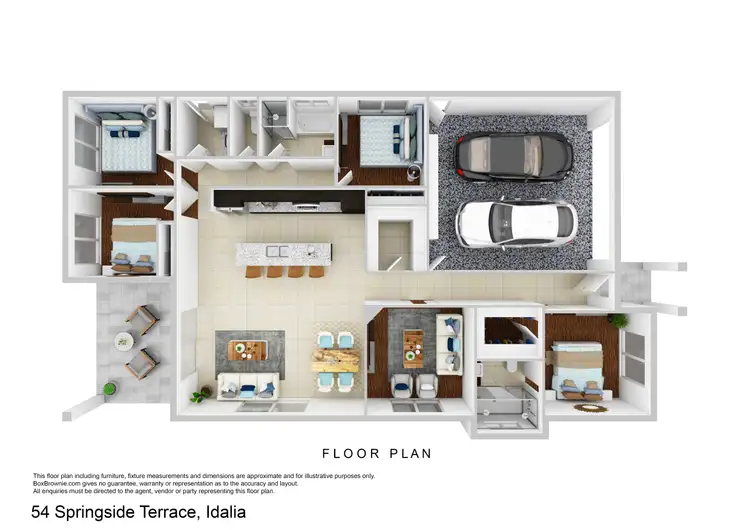 Floorplan of Homely house listing, 54 Springside Tce, Idalia QLD 4811