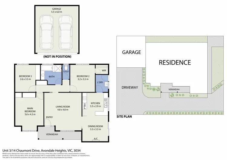 Floorplan of Homely unit listing, 3/14 Chaumont Drive, Avondale Heights VIC 3034