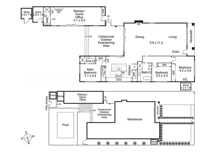 Floorplan of Homely house listing, 26 Galtum Avenue, Bentleigh VIC 3204