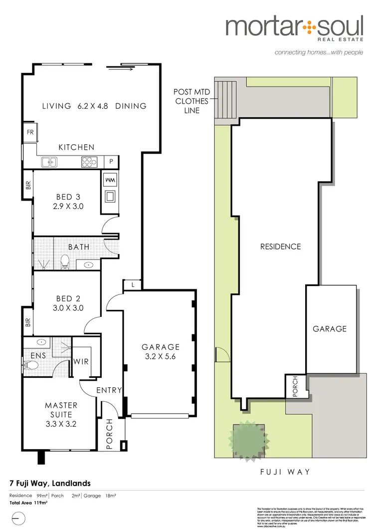 Floorplan of Homely house listing, 7 Fuji Way, Lakelands WA 6180