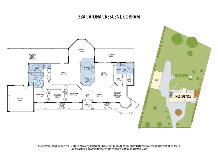 Floorplan of Homely house listing, 33A Catona Cres, Cobram VIC 3644