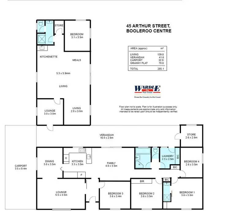 Floorplan of Homely house listing, 45 Arthur Street, Booleroo Centre SA 5482