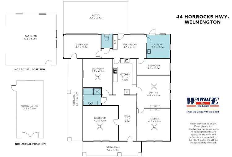 Floorplan of Homely house listing, 44 Horrocks Hwy, Wilmington SA 5485