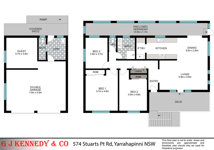 Floorplan of Homely rural property listing, 574 Stuarts Point Rd, Yarrahapinni NSW 2441