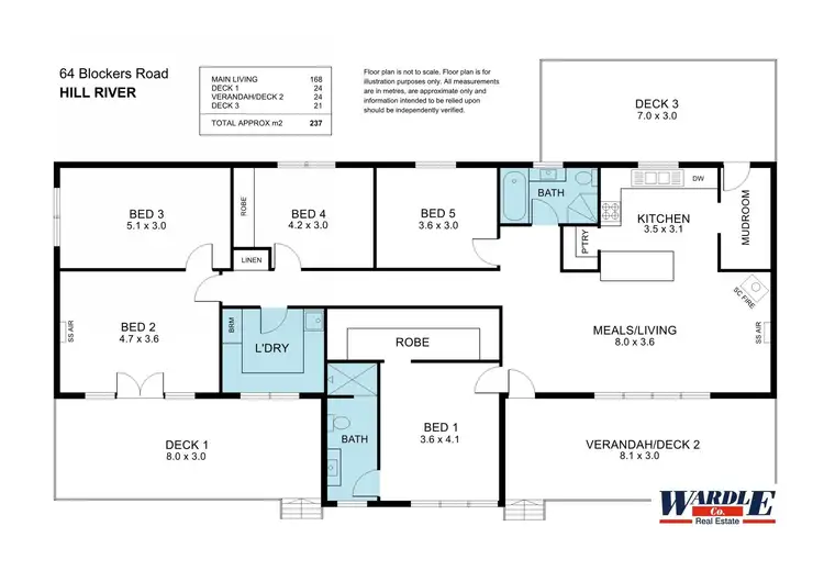 Floorplan of Homely house listing, 64 Blockers Rd, Hill River SA 5453