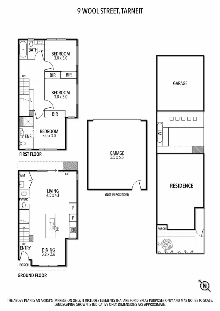 Floorplan of Homely townhouse listing, 9 Wool Street, Tarneit VIC 3029