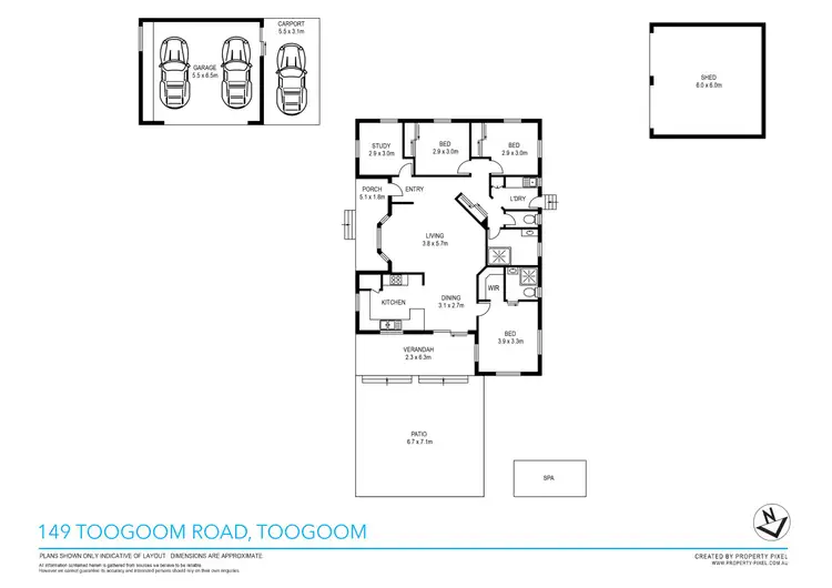 Floorplan of Homely house listing, 149-151 Toogoom Rd, Toogoom QLD 4655
