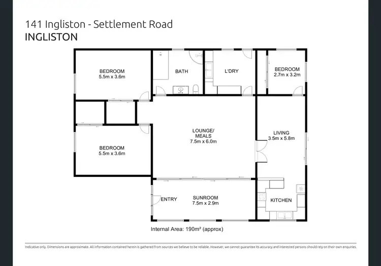 Floorplan of Homely rural property listing, 141 Ingliston-Settlement Road, Ingliston VIC 3342