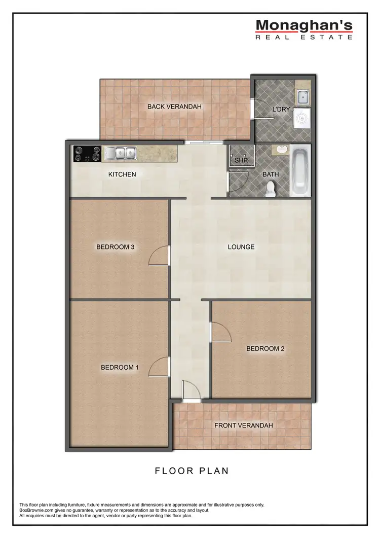 Floorplan of Homely house listing, 64 Newall St, Marnoo VIC 3387