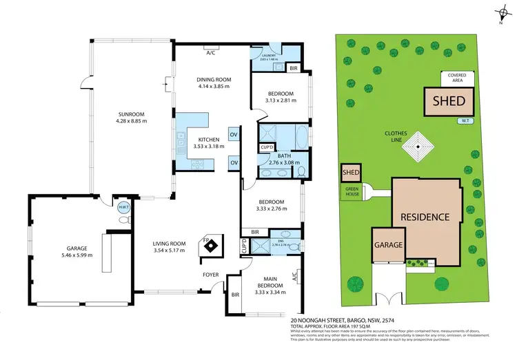 Floorplan of Homely house listing, 20 Noongah St, Bargo NSW 2574