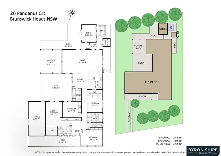 Floorplan of Homely house listing, 26 Pandanus Court, Brunswick Heads NSW 2483
