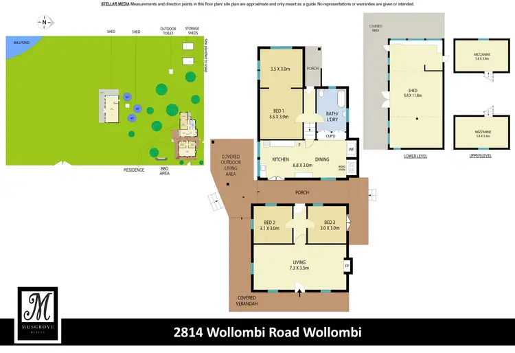 Floorplan of Homely rural property listing, 2814 Wollombi Road, Wollombi NSW 2325