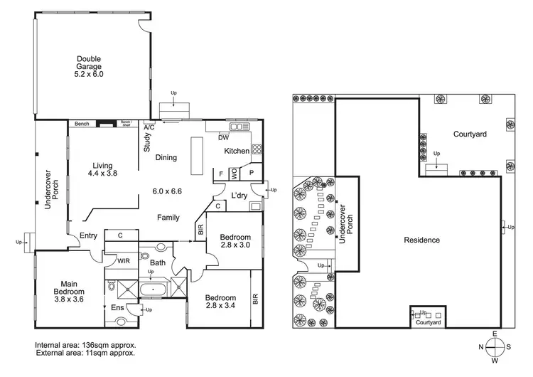 Floorplan of Homely house listing, 2/182 Reserve Road, Beaumaris VIC 3193