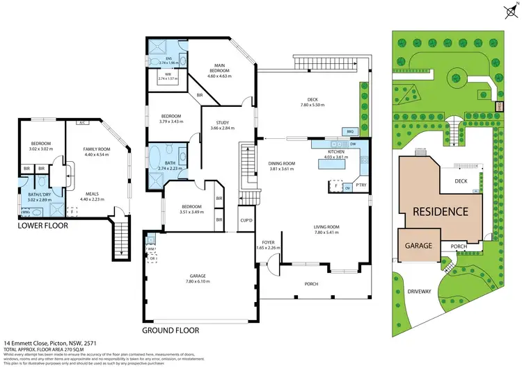 Floorplan of Homely house listing, 14 Emmett Cl, Picton NSW 2571