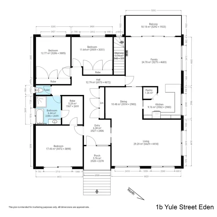 Floorplan of Homely house listing, 1B Yule St, Eden NSW 2551