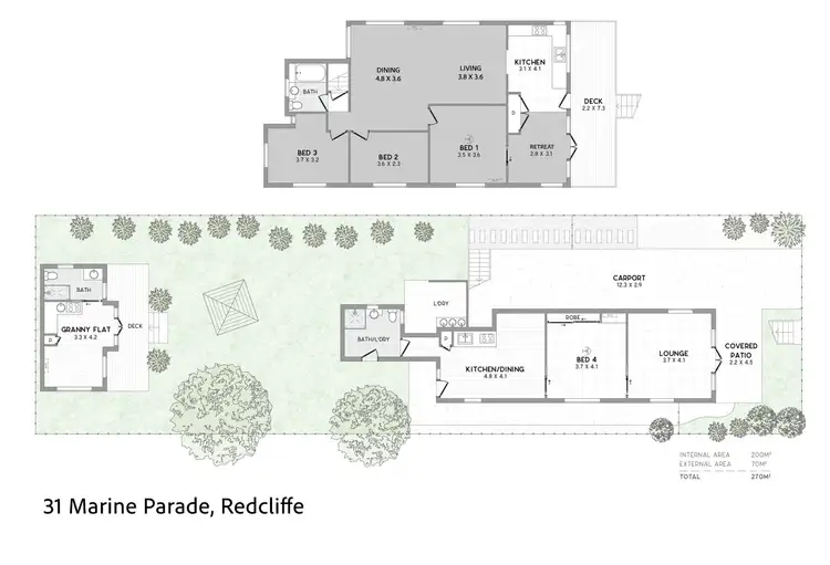 Floorplan of Homely house listing, 31 Marine Pde, Redcliffe QLD 4020