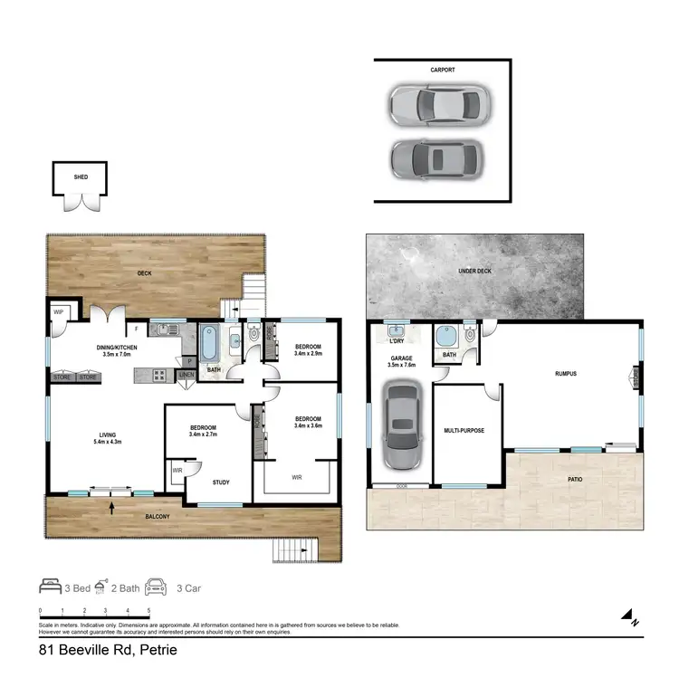 Floorplan of Homely house listing, 81 Beeville Rd, Petrie QLD 4502