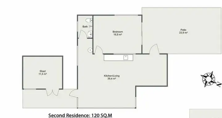 Floorplan of Homely other listing, 33B Middle Creek Rd, Federal QLD 4568