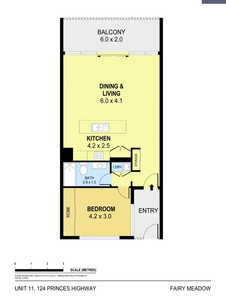 Floorplan of Homely apartment listing, 11/124 Princes Highway, Fairy Meadow NSW 2519