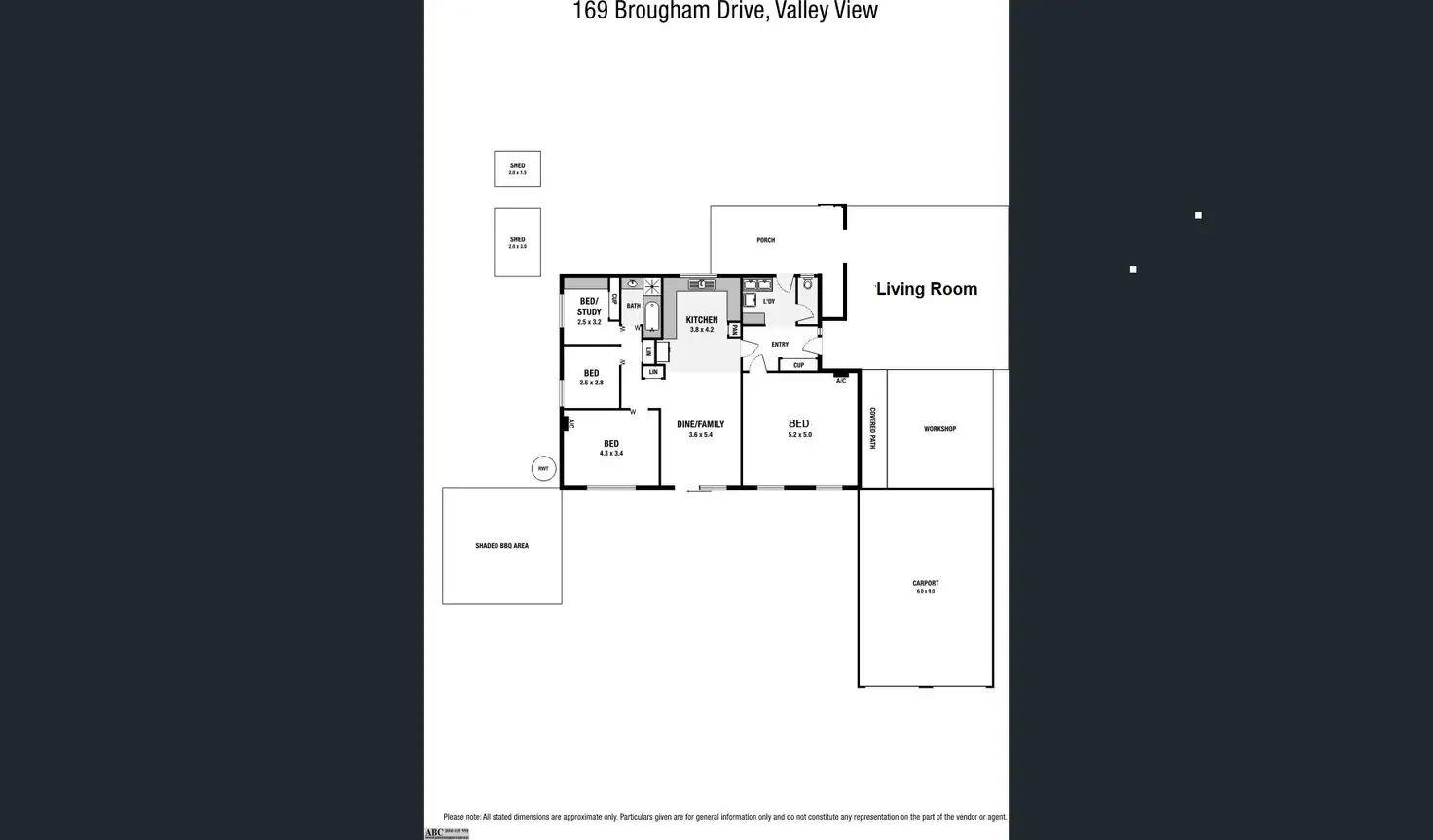Floorplan of Homely house listing, 169 Brougham Drive, Valley View SA 5093
