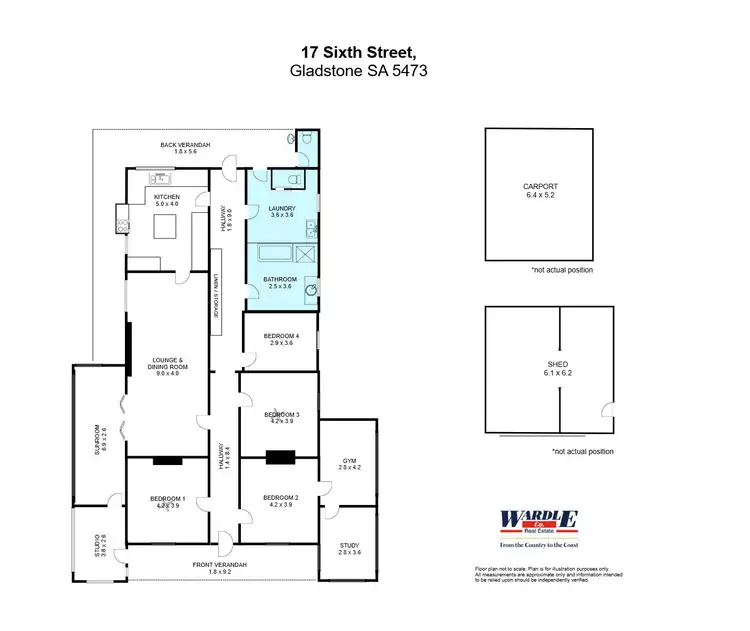 Floorplan of Homely house listing, 17 Sixth St, Gladstone SA 5473