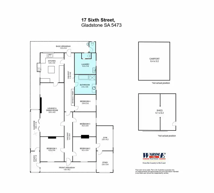 Floorplan of Homely house listing, 17 Sixth St, Gladstone SA 5473