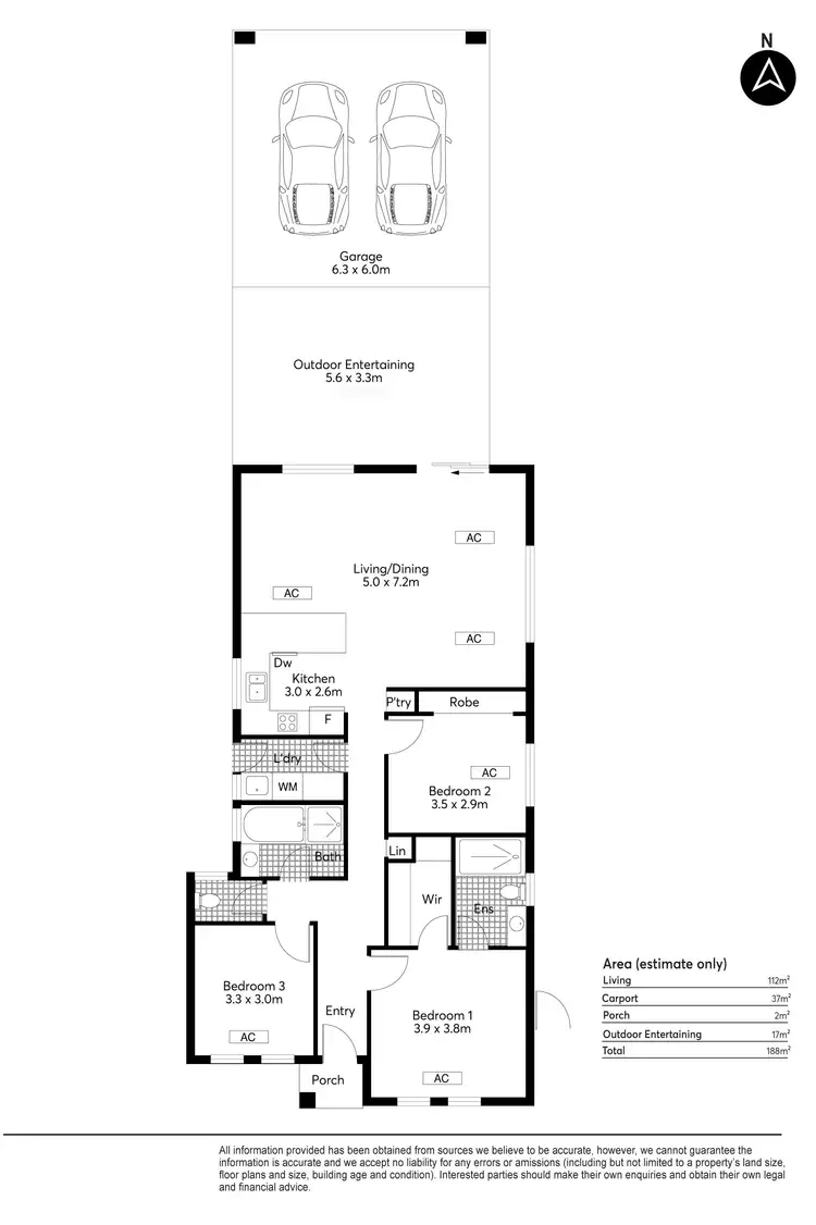 Floorplan of Homely house listing, 38 Eagle Way, Encounter Bay SA 5211