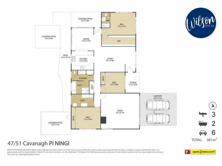Floorplan of Homely house listing, 47-51 Cavanagh Pl, Ningi QLD 4511