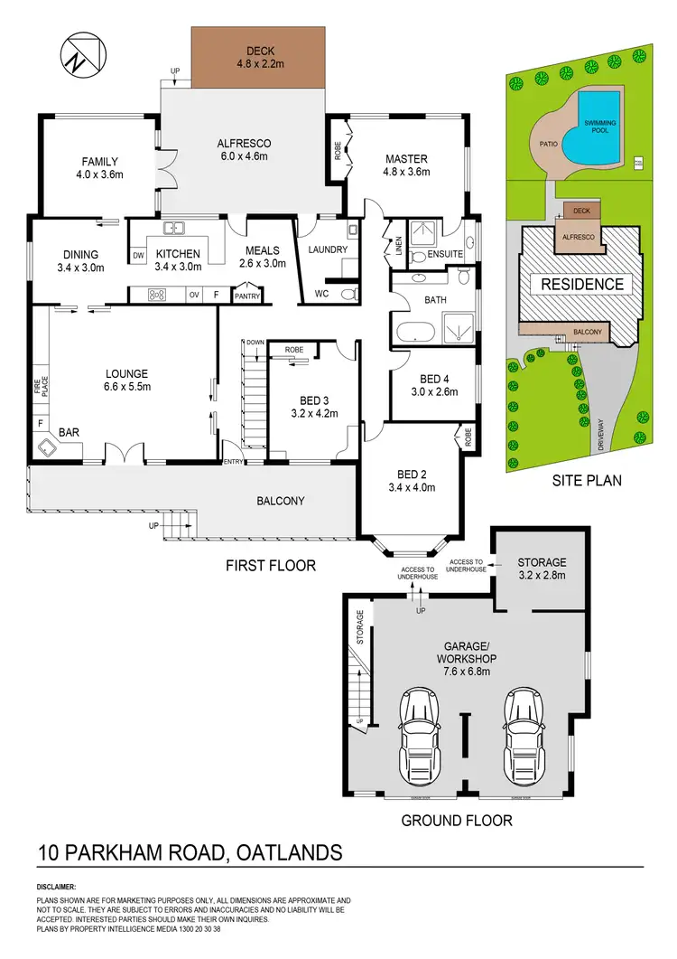 Floorplan of Homely house listing, 10 Parkham Road, Oatlands NSW 2117