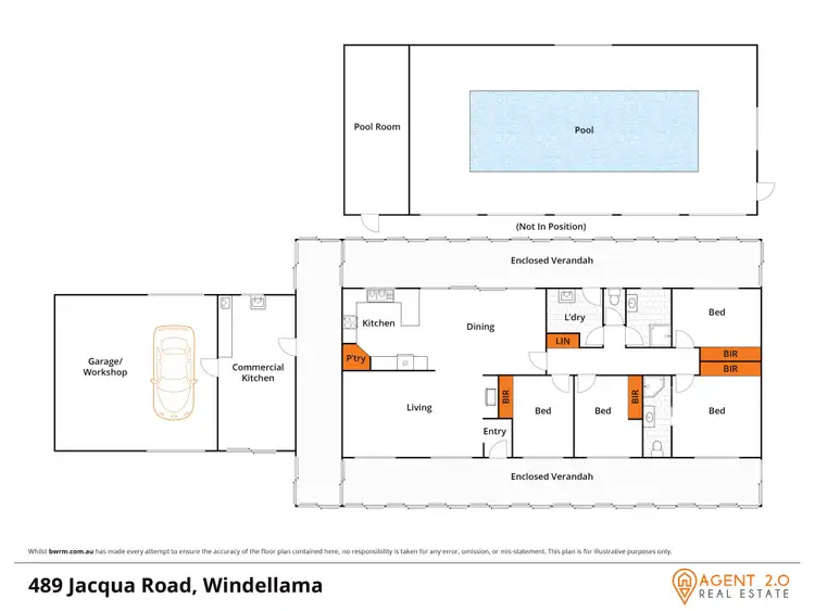 Floorplan of Homely rural property listing, 489 Jacqua Rd, Windellama NSW 2580