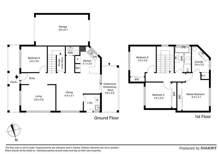 Floorplan of Homely townhouse listing, 23 Langham Street, Avondale Heights VIC 3034