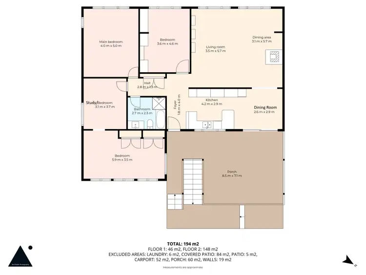 Floorplan of Homely house listing, 44 Cattle Bay Rd, Eden NSW 2551