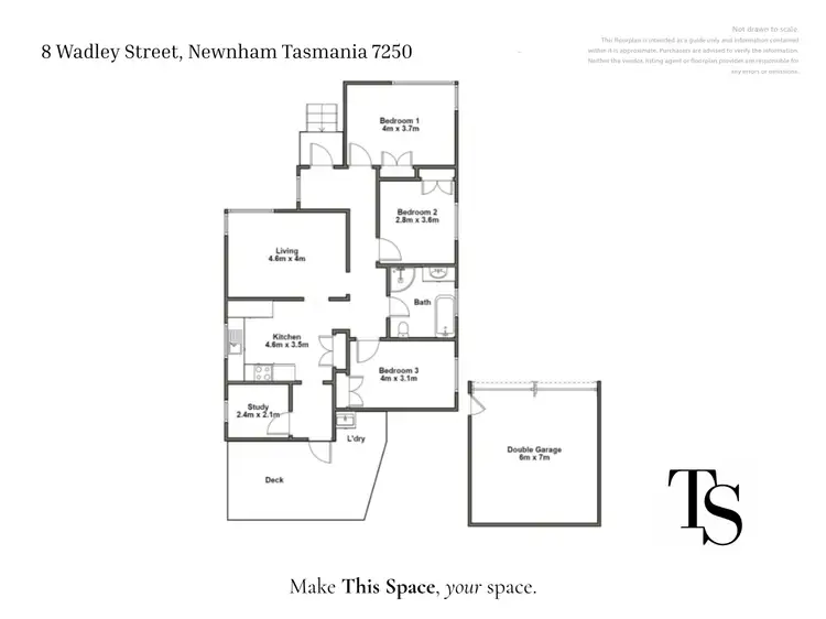 Floorplan of Homely house listing, 8 Wadley St, Newnham TAS 7248