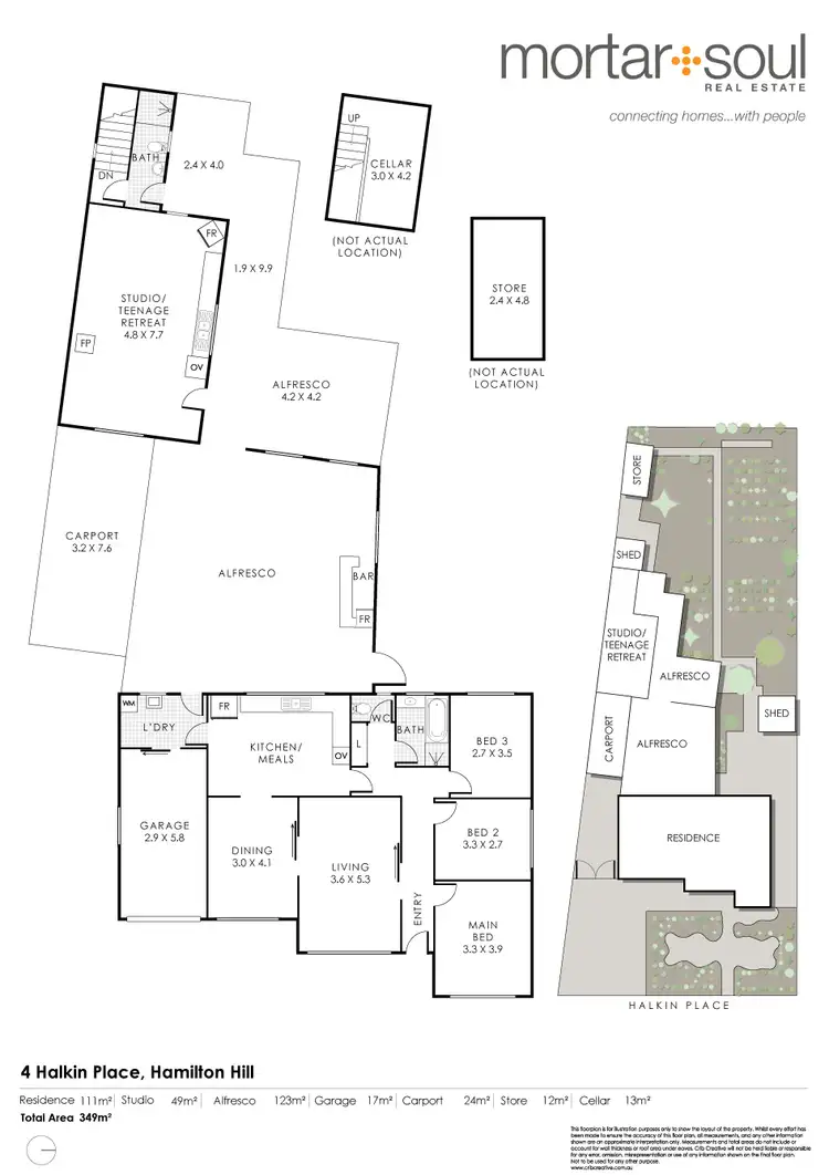 Floorplan of Homely house listing, 4 Halkin Pl, Hamilton Hill WA 6163