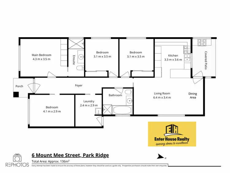 Floorplan of Homely house listing, 6 Mount Mee St, Park Ridge QLD 4125