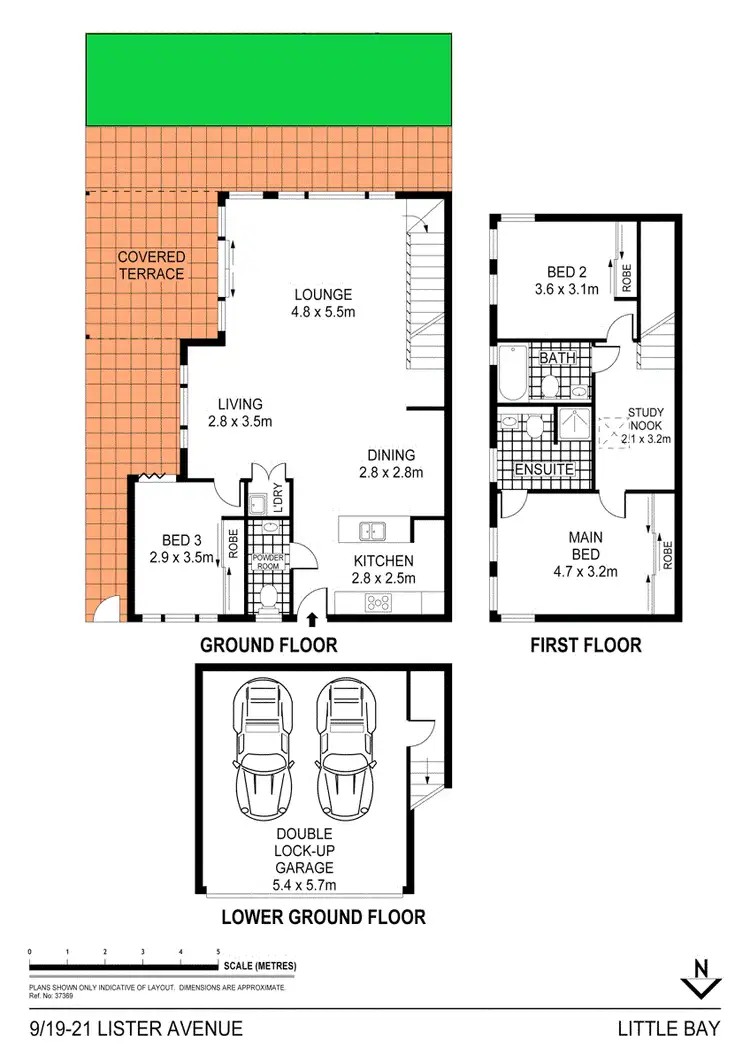Floorplan of Homely townhouse listing, 9/19-21 Lister Avenue, Little Bay NSW 2036