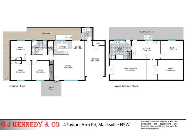 Floorplan of Homely house listing, 4 Taylors Arm Rd, Macksville NSW 2447