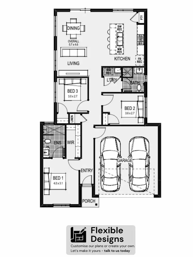 Floorplan of Homely house listing, Lot 16 Constable Street, Beveridge VIC 3753