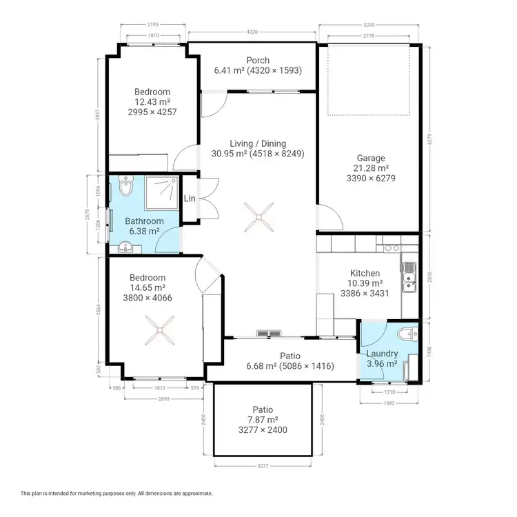 Floorplan of Homely unit listing, Unit 11/28 Merimbola St, Pambula NSW 2549