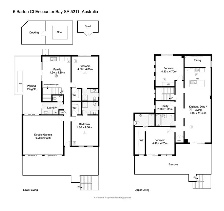 Floorplan of Homely house listing, 6 Barton Ct, Encounter Bay SA 5211