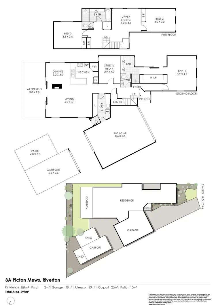 Floorplan of Homely house listing, 8A Picton Mews, Riverton WA 6148