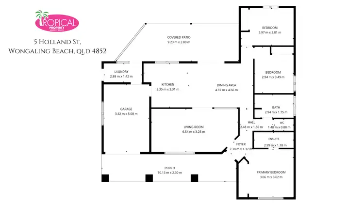 Floorplan of Homely house listing, 5 Holland Street, Wongaling Beach QLD 4852