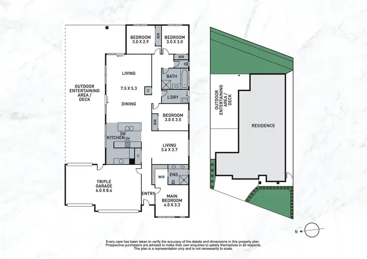 Floorplan of Homely house listing, 14 Davallia Crescent, Drouin VIC 3818