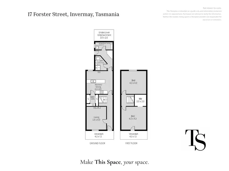 Floorplan of Homely house listing, 17 Forster St, Invermay TAS 7248
