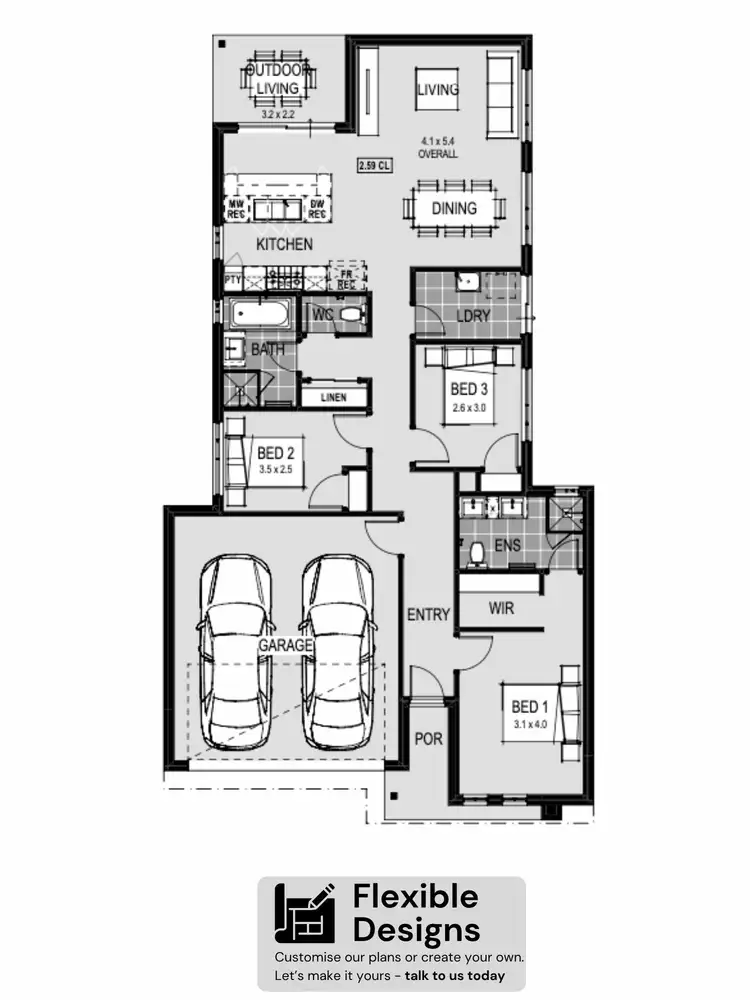 Floorplan of Homely house listing, Lot 1 Holman Road, Kilmore VIC 3764